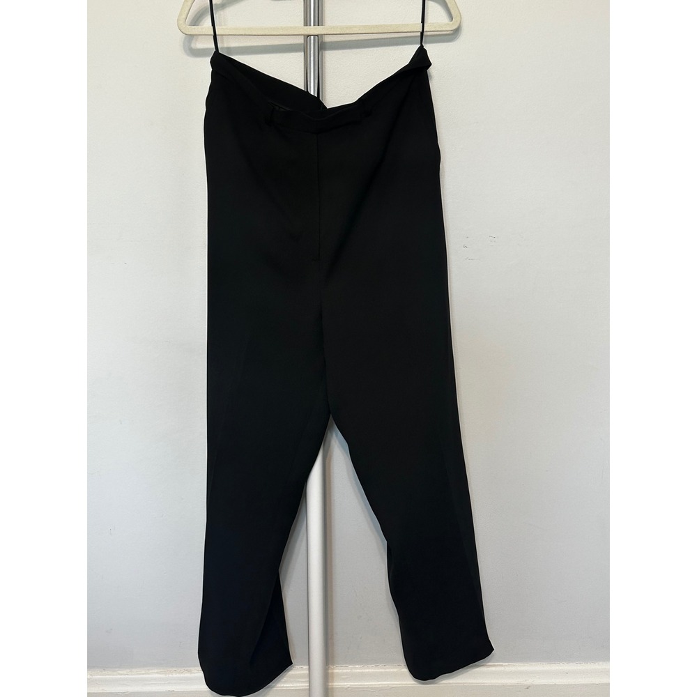 Focus 2000 Woman Black Dress Pants Straight Leg Trousers Size 14W